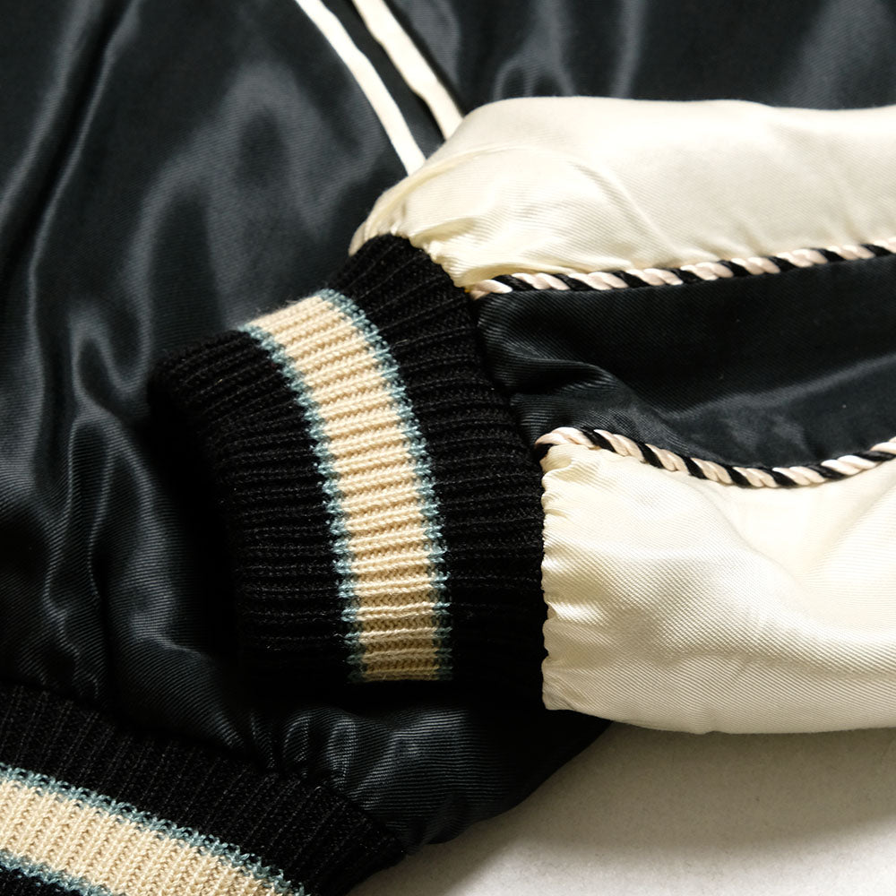 TAILOR TOYO - Acetate Souvenir Jacket - ROARING TIGER × BLACK DRAGON - TT15877-119