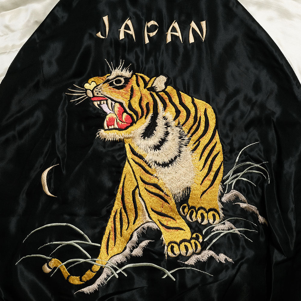 TAILOR TOYO - Acetate Souvenir Jacket - ROARING TIGER × BLACK DRAGON - TT15877-119