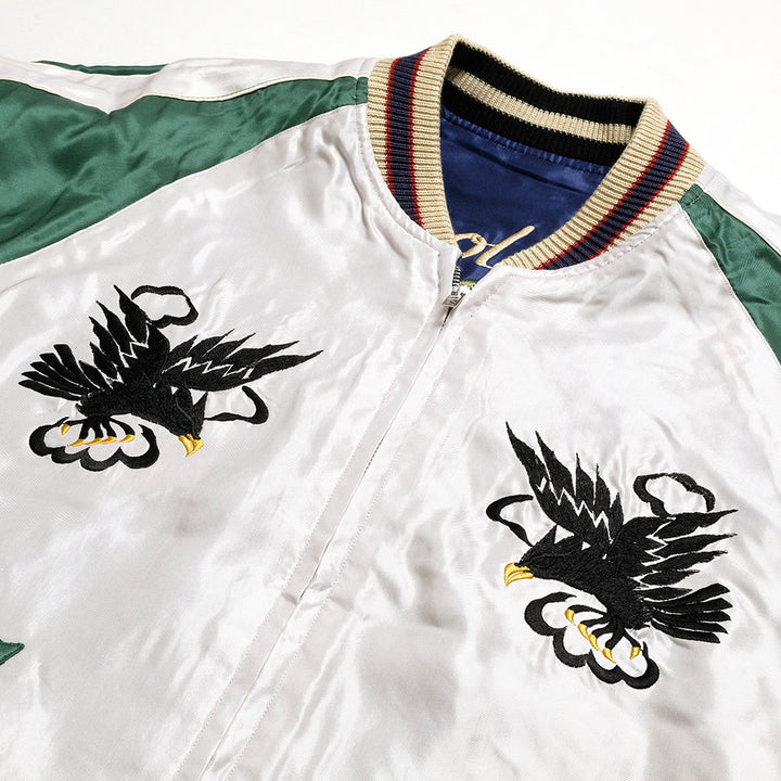 TAILOR TOYO - Acetate Souvenir Jacket - HAWAII MAP × DRAGON & TIGER - TT15877-128