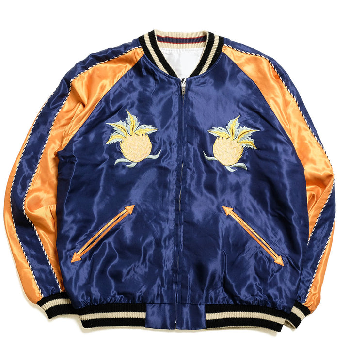 TAILOR TOYO - Acetate Souvenir Jacket - HAWAII MAP × DRAGON & TIGER - TT15877-128