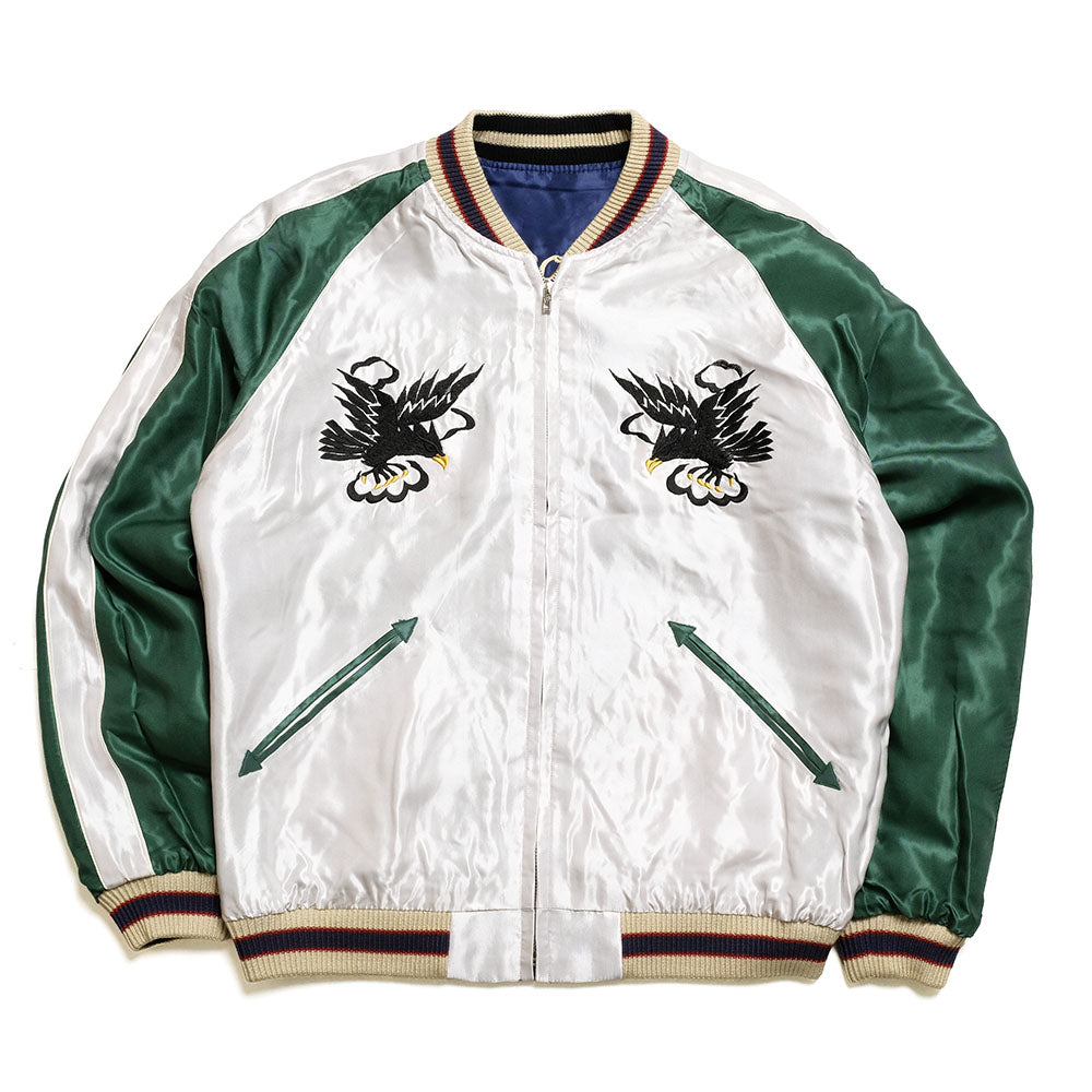 TAILOR TOYO - Acetate Souvenir Jacket - HAWAII MAP × DRAGON & TIGER - TT15877-128