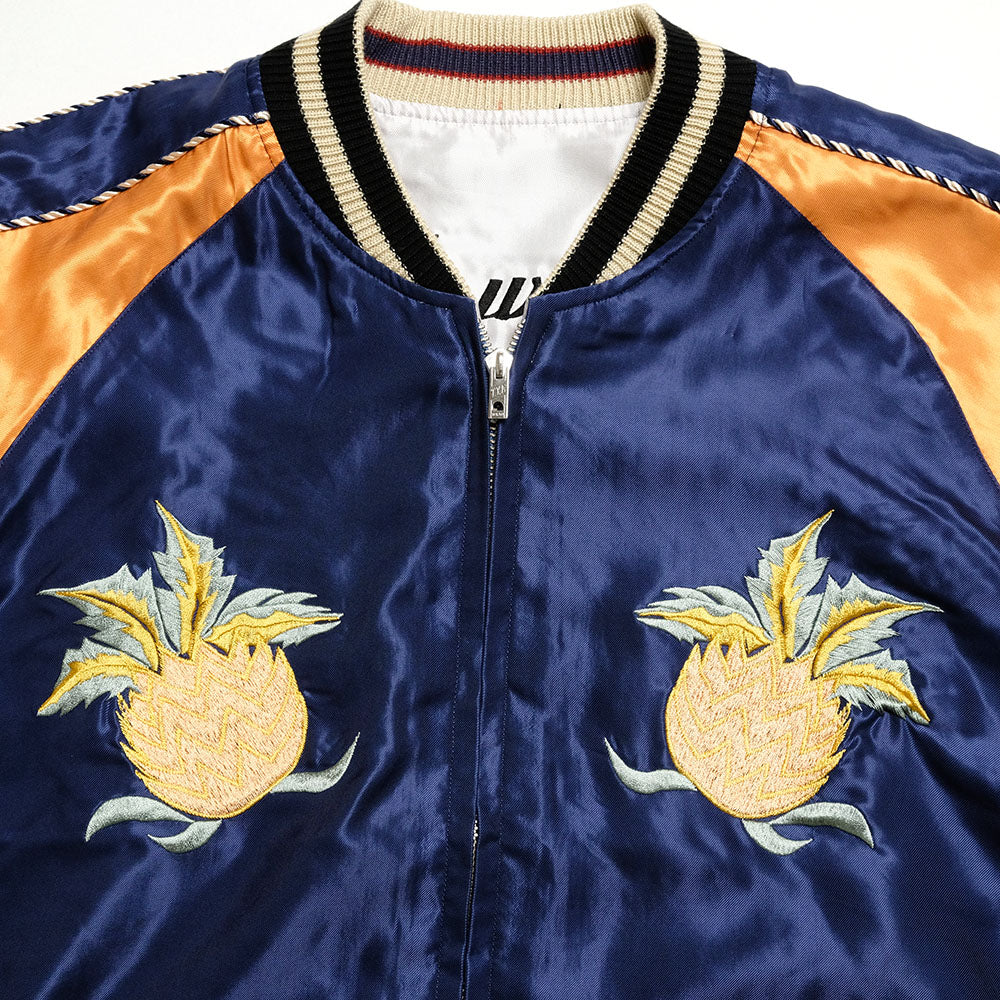 TAILOR TOYO - Acetate Souvenir Jacket - HAWAII MAP × DRAGON & TIGER - TT15877-128