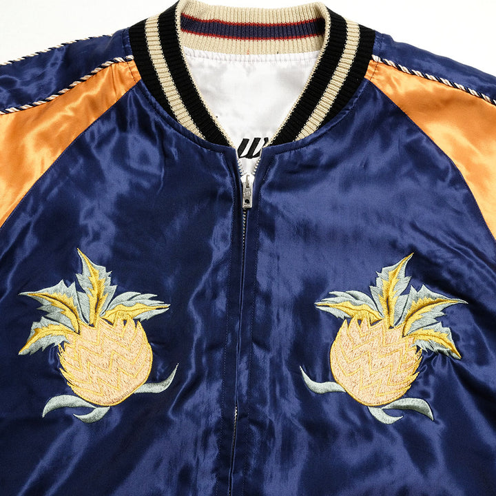 TAILOR TOYO - Acetate Souvenir Jacket - HAWAII MAP × DRAGON & TIGER - TT15877-128