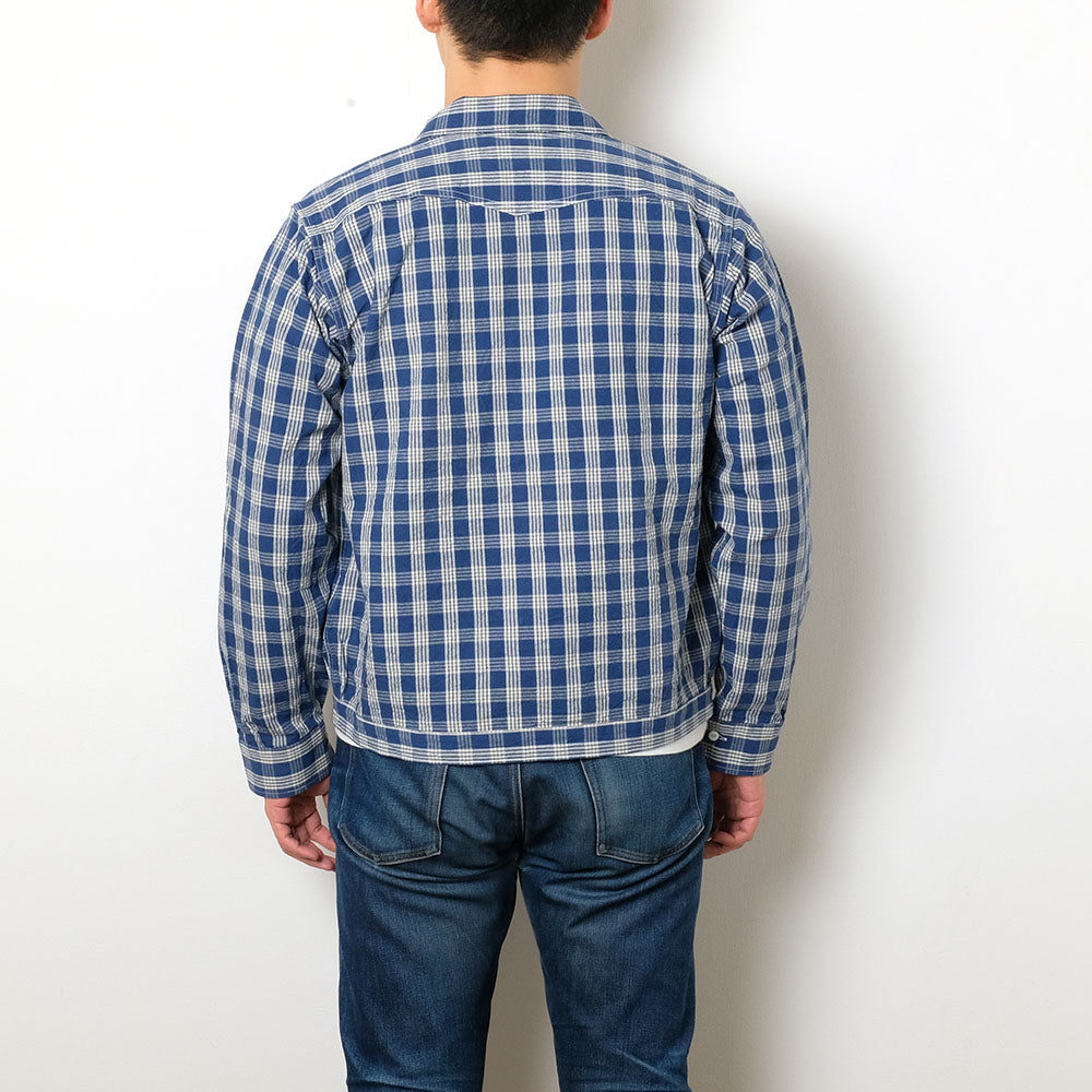 SUN SURF - UNION SUPPLY - PALAKA PLAID SHIRT BLOUSE - US13487