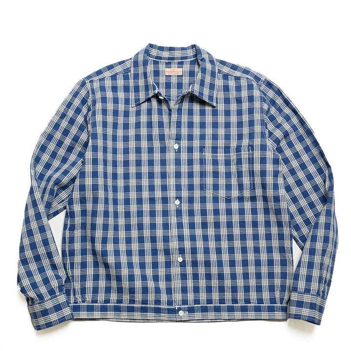 SUN SURF - UNION SUPPLY - PALAKA PLAID SHIRT BLOUSE - US13487