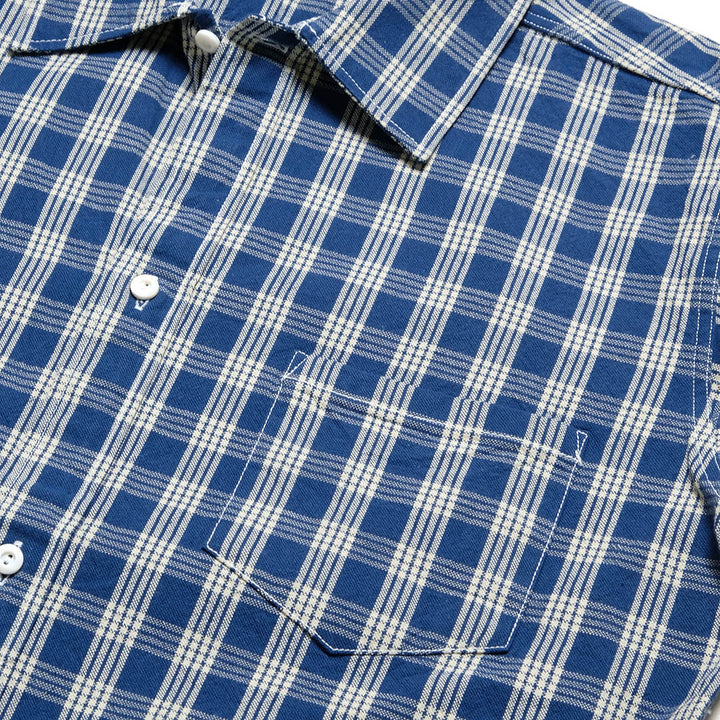 SUN SURF - UNION SUPPLY - PALAKA CHECK SHIRT BLOUSE - US13487