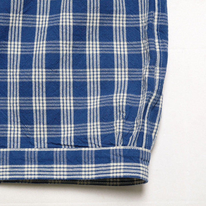 SUN SURF - UNION SUPPLY - PALAKA PLAID SHIRT BLOUSE - US13487