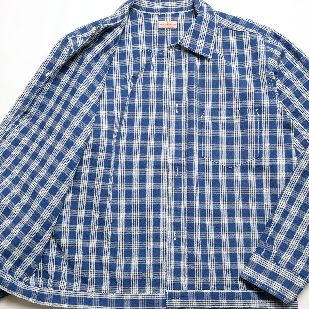 SUN SURF - UNION SUPPLY - PALAKA PLAID SHIRT BLOUSE - US13487