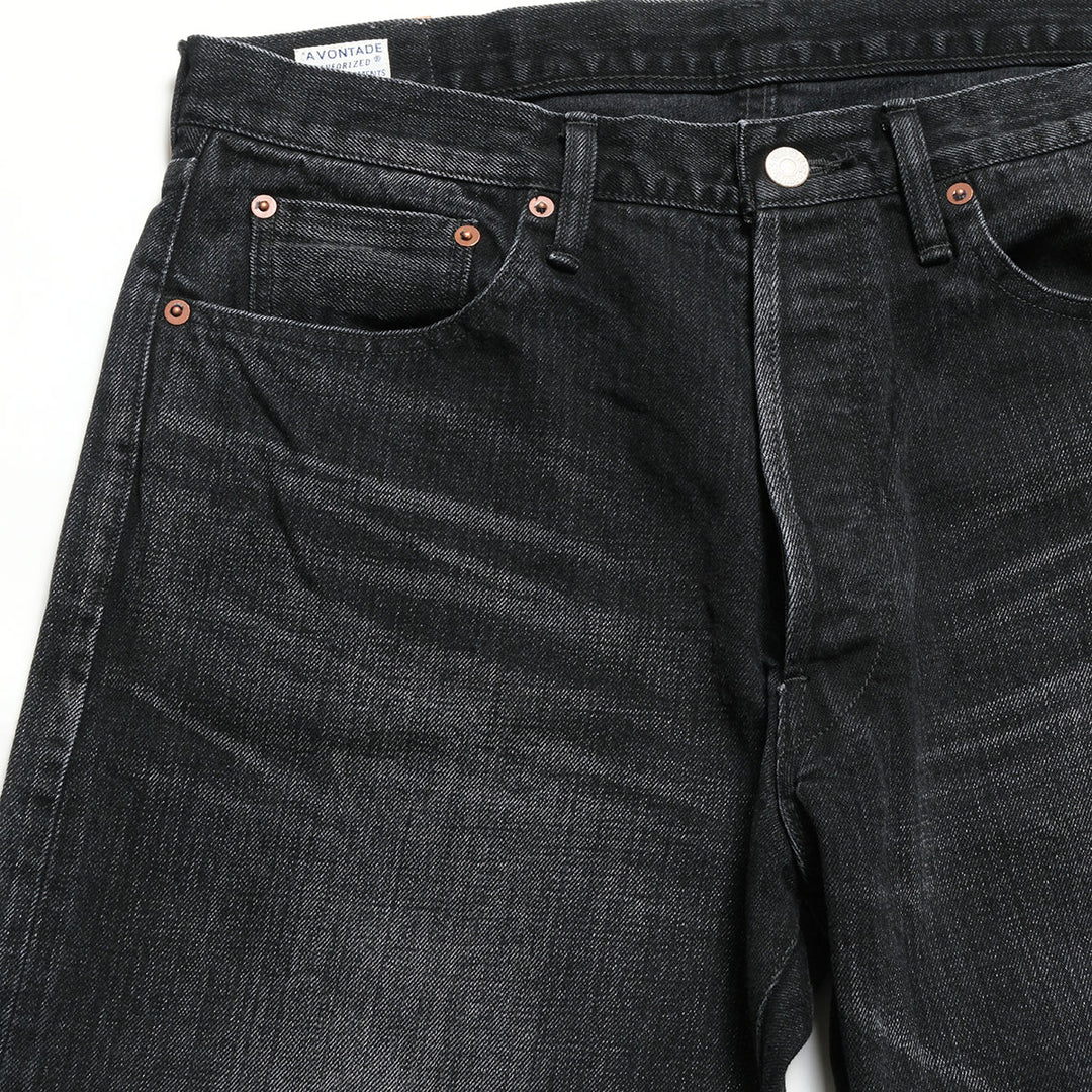 A VONTADE - 5 Pocket Jeans - FADE BLACK - VTD-0102SXX-FBK