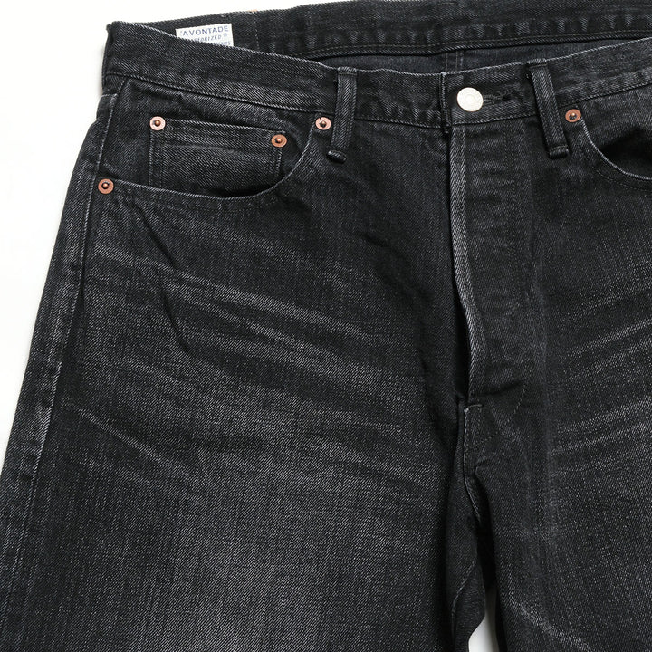 A VONTADE - 5 Pocket Jeans - FADE BLACK - VTD-0102SXX-FBK