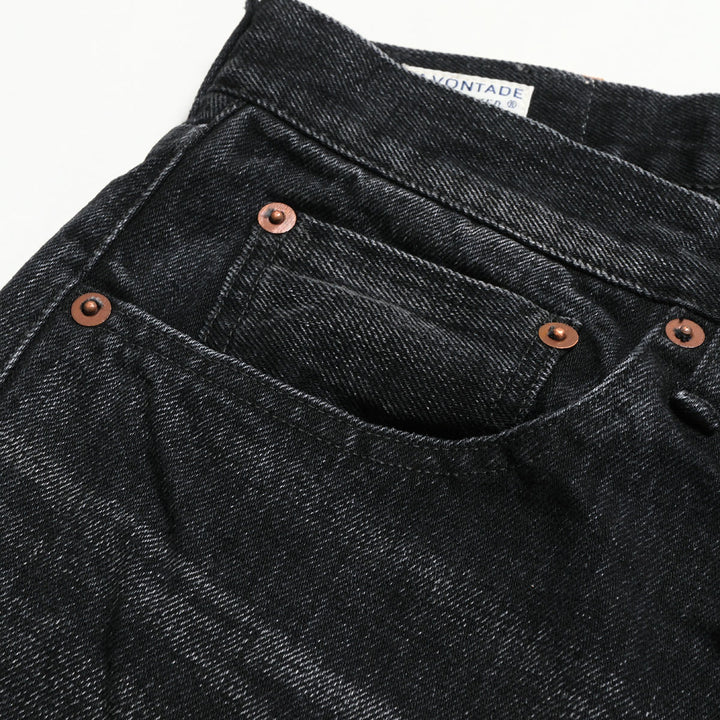 A VONTADE - 5 Pocket Jeans - FADE BLACK - VTD-0102SXX-FBK