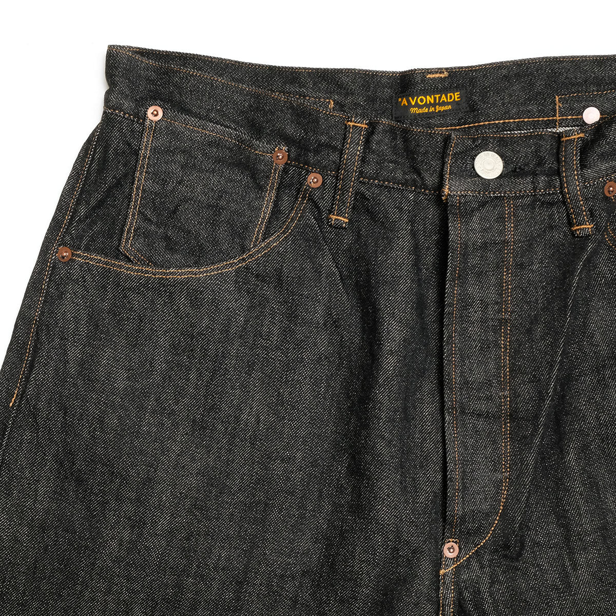 A VONTADE - HINOYA EXCLUSIVE MODEL - Coal Mine Jeans - #9 14oz