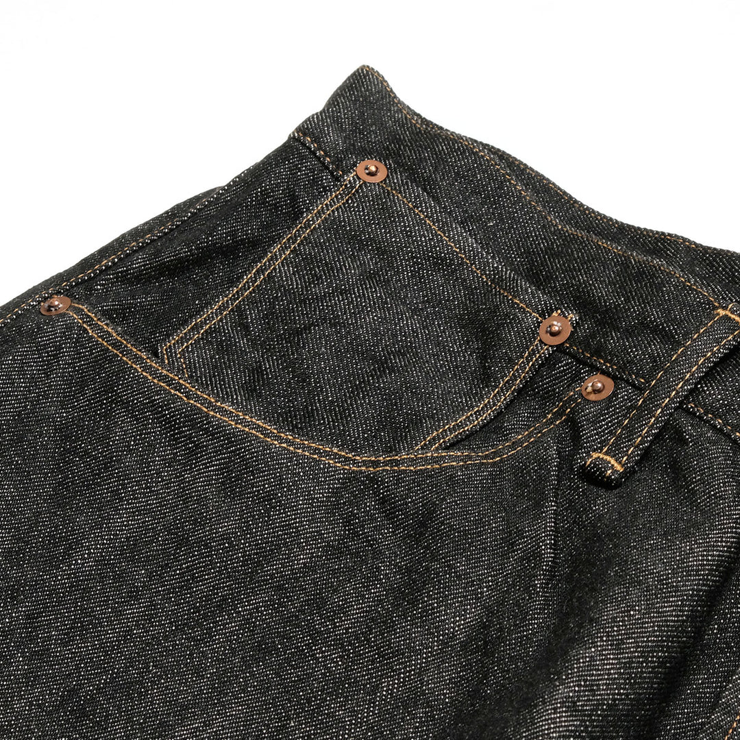 A VONTADE - HINOYA EXCLUSIVE MODEL - Coal Mine Jeans - #9 14oz Black Denim - VTD-0201SXXH-BK2