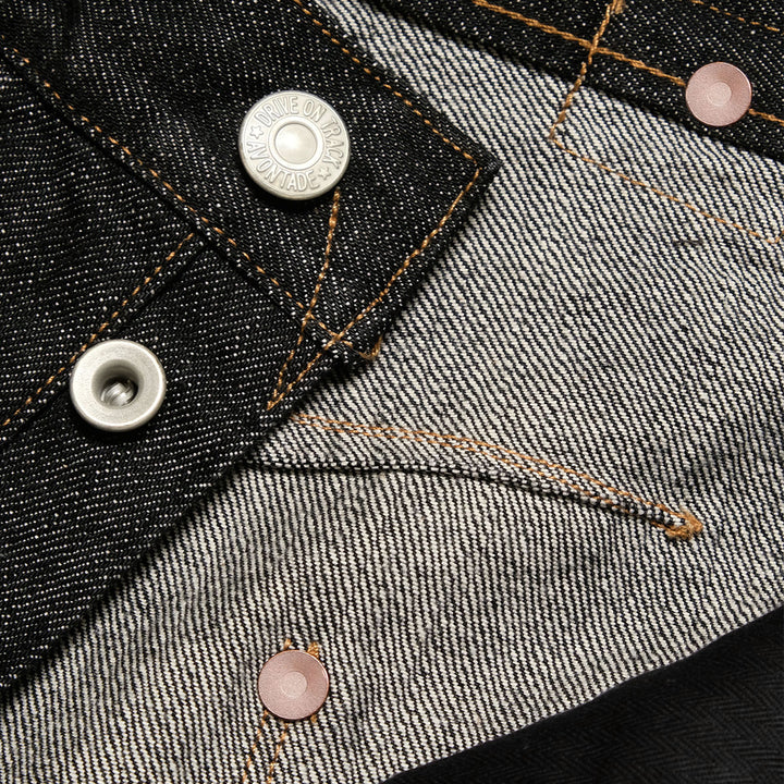 A VONTADE - HINOYA EXCLUSIVE MODEL - Coal Mine Jeans - #9 14oz Black Denim - VTD-0201SXXH-BK2