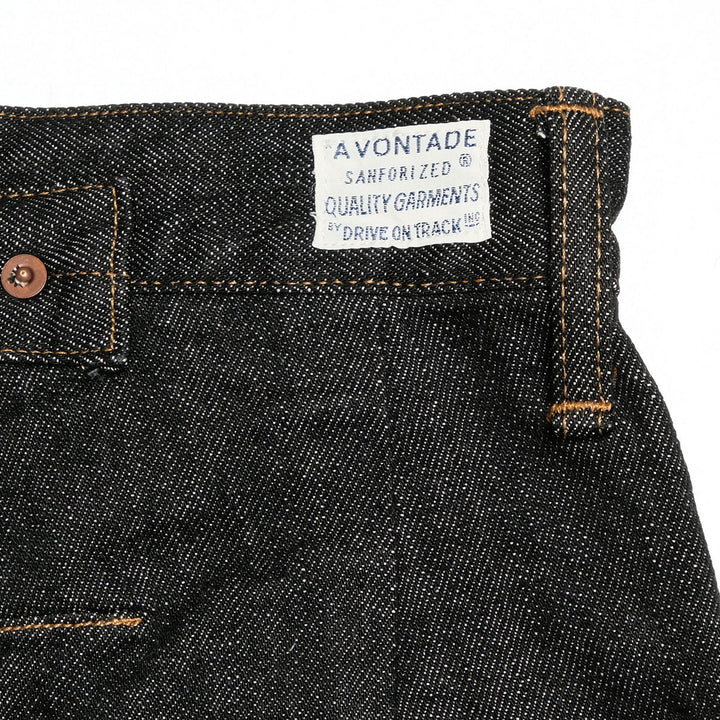 A VONTADE - HINOYA EXCLUSIVE MODEL - Coal Mine Jeans - #9 14oz Black Denim - VTD-0201SXXH-BK2