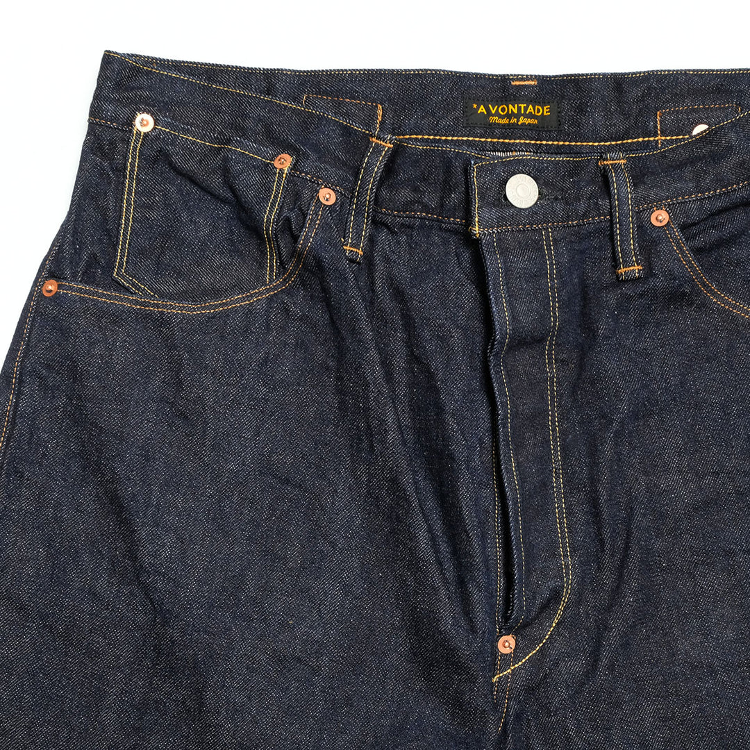A VONTADE - HINOYA EXCLUSIVE MODEL - Coal Mine Jeans - #1 13.75oz Indigo Denim - VTD-0201SXXH-ID1