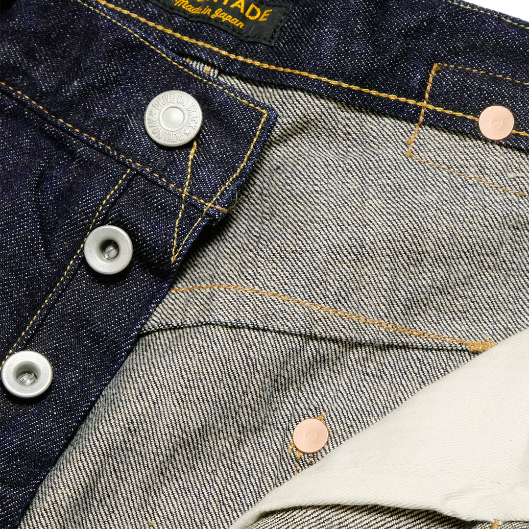 A VONTADE - HINOYA EXCLUSIVE MODEL - Coal Mine Jeans - #1 13.75oz Indigo Denim - VTD-0201SXXH-ID1