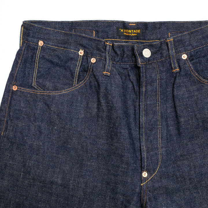 A VONTADE - HINOYA EXCLUSIVE MODEL - Coal Mine Jeans - #2 13.5oz Indigo Denim - VTD-0201SXXH-ID2