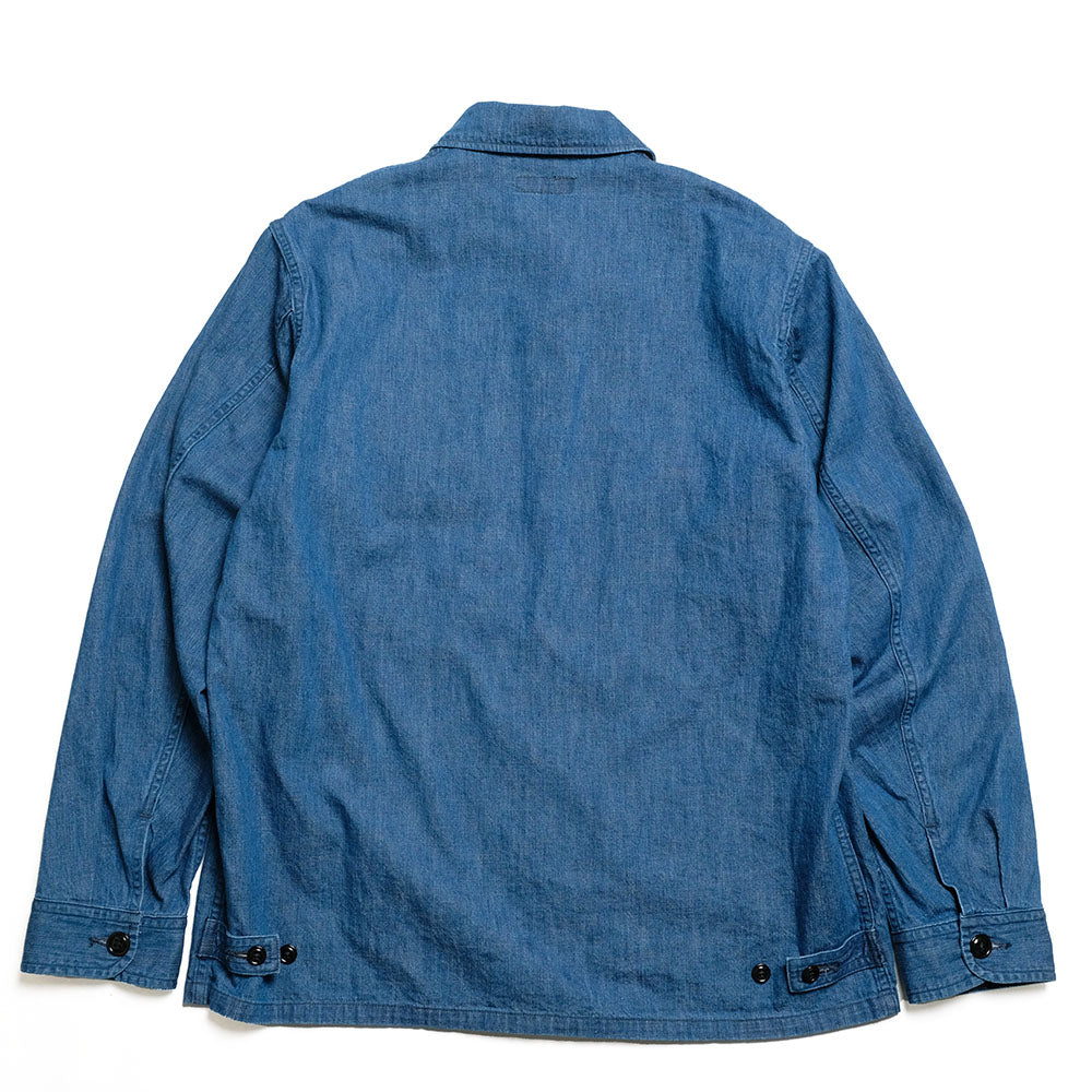 A VONTADE - Utility Shirt Jacket Ⅱ - 8oz FADE INDIGO - VTD-0446-JK