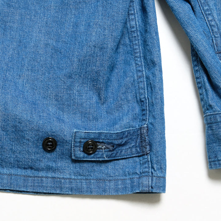 A VONTADE - Utility Shirt Jacket Ⅱ - 8oz FADE INDIGO - VTD-0446-JK