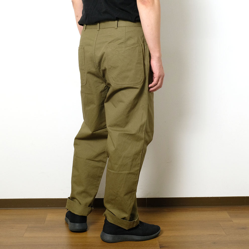 A VONTADE - Utility Trousers W/Belt - Military Heringbone - VTD-0473-PT2