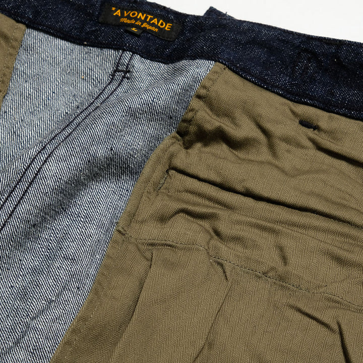 A VONTADE - HINOYA EXCLUSIVE - Fatigue Trousers - 11.5oz Recycle Cotton Denim - VTD-0485-PH