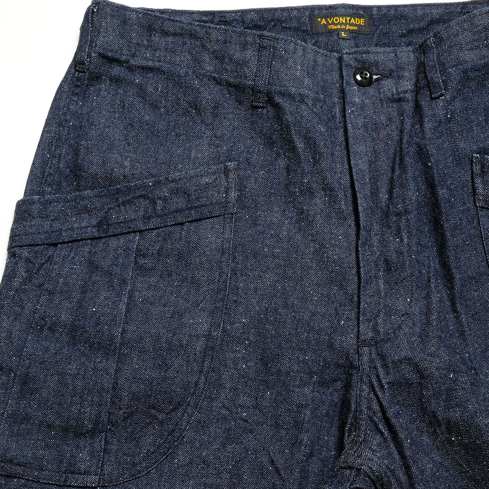 A VONTADE - HINOYA EXCLUSIVE - Fatigue Trousers - 11.5oz Recycle Cotton Denim - VTD-0485-PH