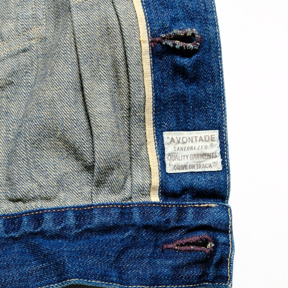 A VONTADE - No.2 Denim Blouse - DARK BLUE - VTD-0560XX