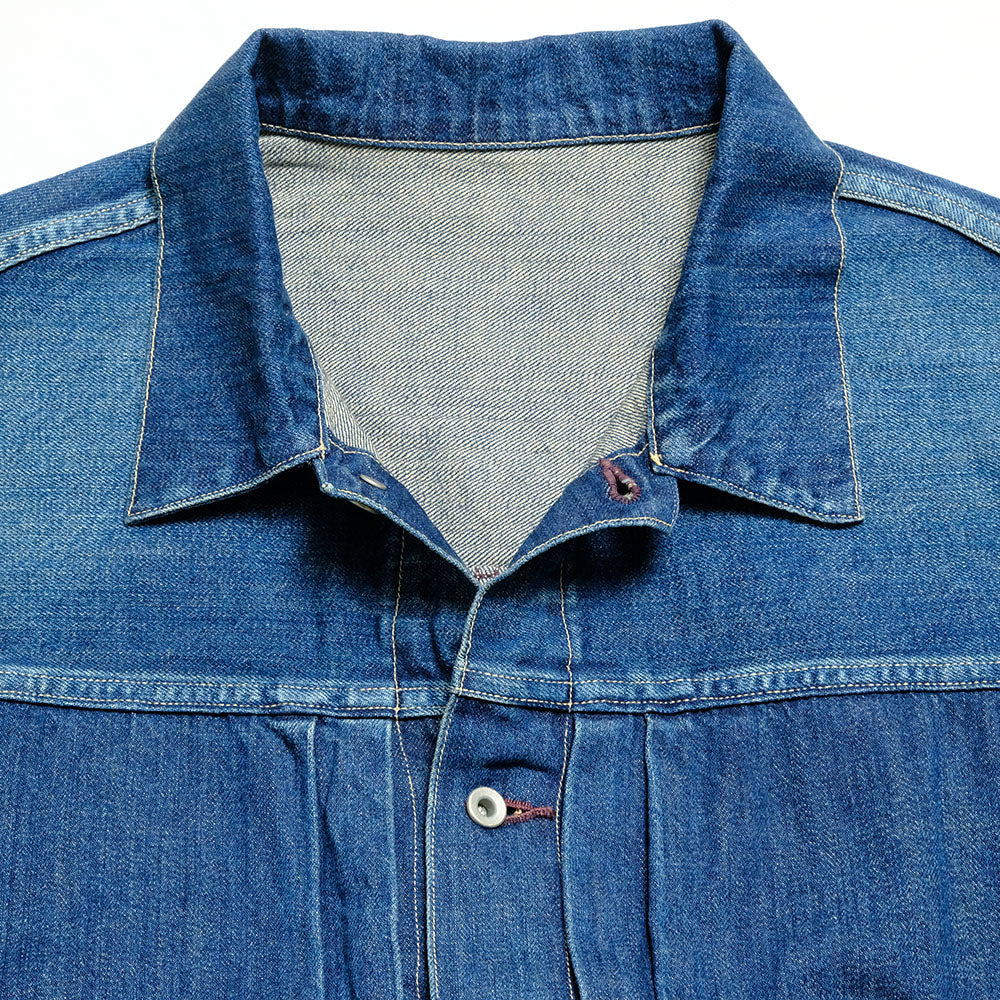 A VONTADE - No.2 Denim Blouse - DARK BLUE - VTD-0560XX