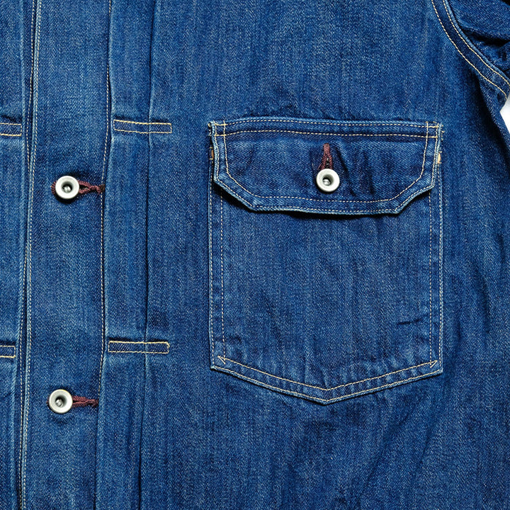 A VONTADE - No.2 Denim Blouse - DARK BLUE - VTD-0560XX