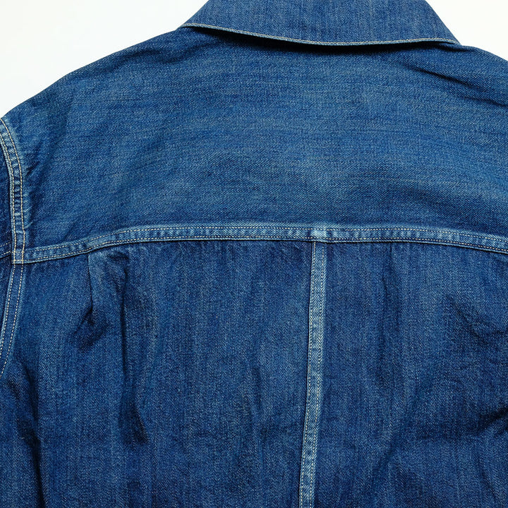 A VONTADE - No.2 Denim Blouse - DARK BLUE - VTD-0560XX