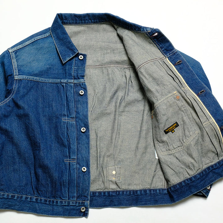 A VONTADE - No.2 Denim Blouse - DARK BLUE - VTD-0560XX