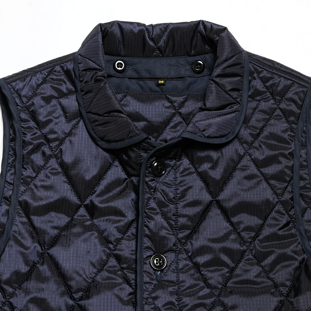 A VONTADE - Quilted Liner Vest - Detachable Collar - VTD-0561-VT