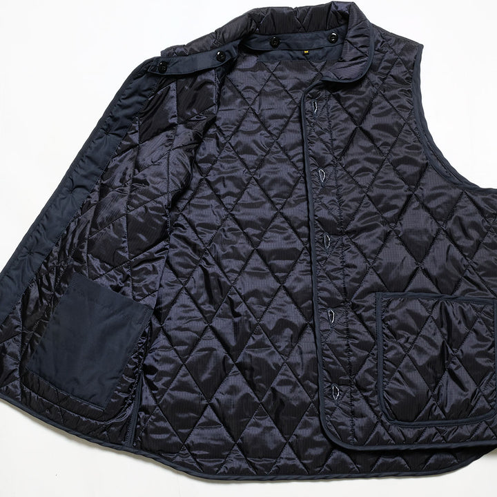 A VONTADE - Quilted Liner Vest - Detachable Collar - VTD-0561-VT
