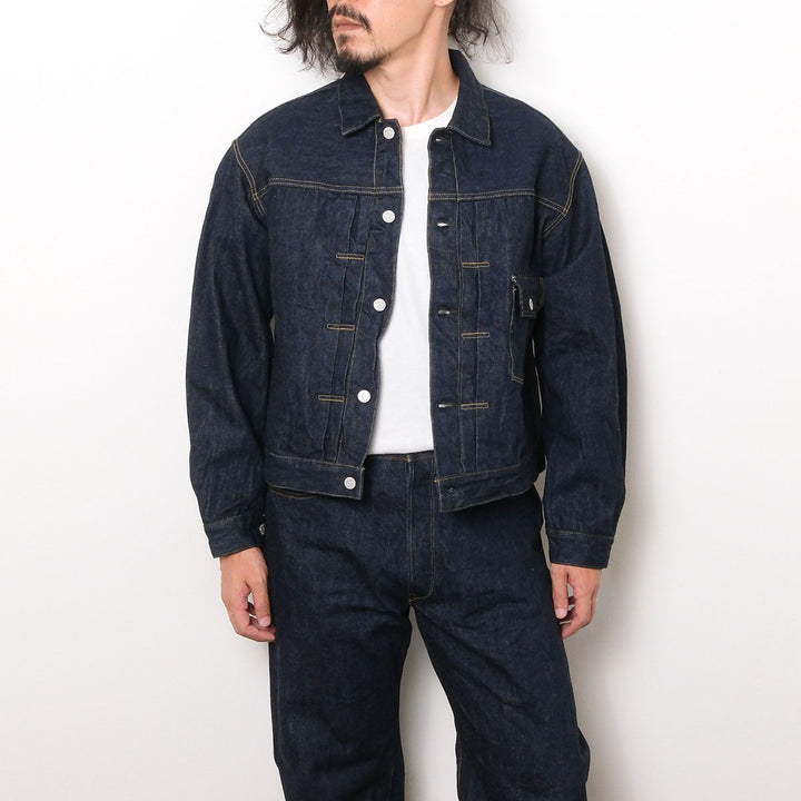 A VONTADE - HINOYA EXCLUSIVE MODEL 14oz 1937 Selvadge Denim - Denim Blouse - One Washed - VTD-560XX-26