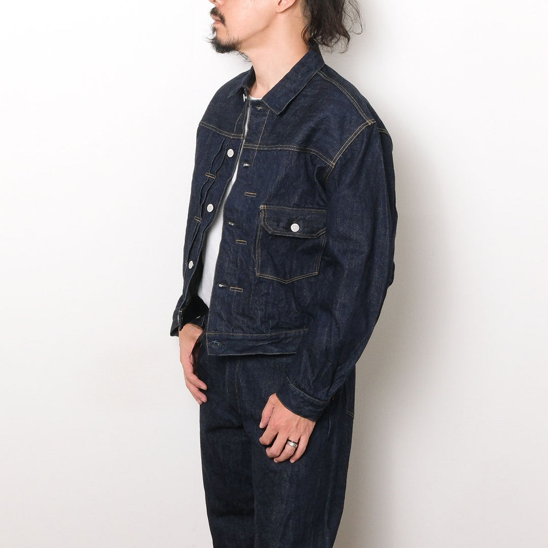 A VONTADE - HINOYA EXCLUSIVE MODEL 14oz 1937 Selvadge Denim - Denim Blouse - One Washed - VTD-560XX-26