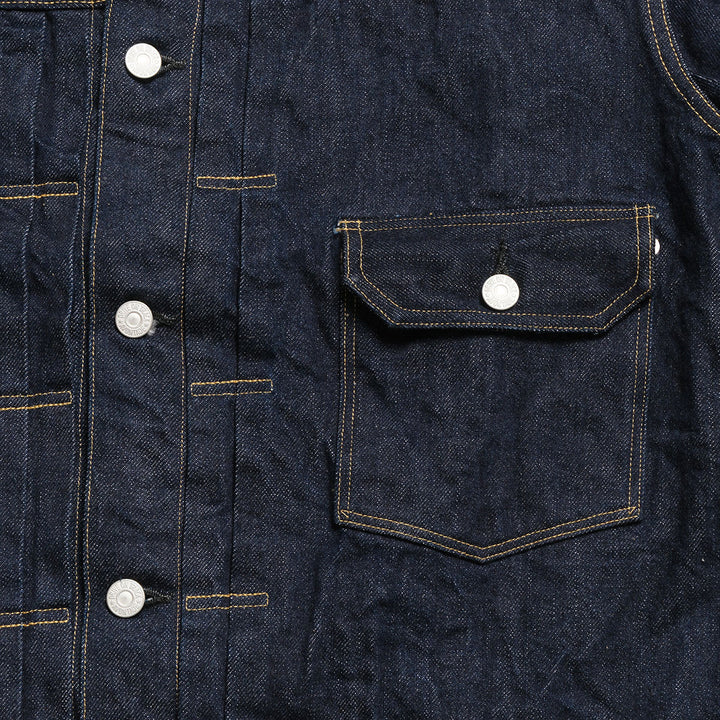 A VONTADE - HINOYA EXCLUSIVE MODEL 14oz 1937 Selvadge Denim - Denim Blouse - One Washed - VTD-560XX-26