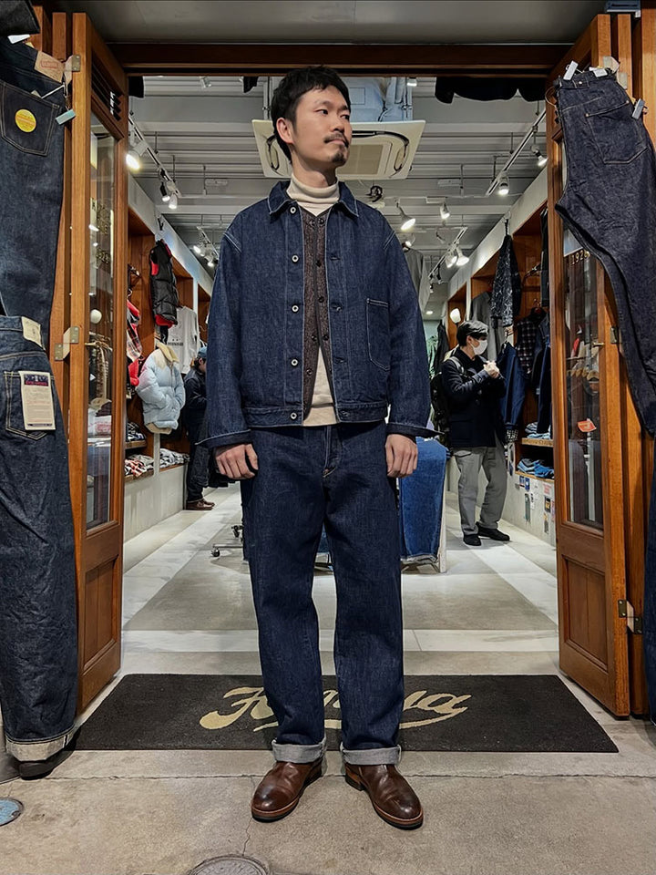 A VONTADE - HINOYA EXCLUSIVE - Coal Mine Jeans - Dark Used - VTD-0201SXXH