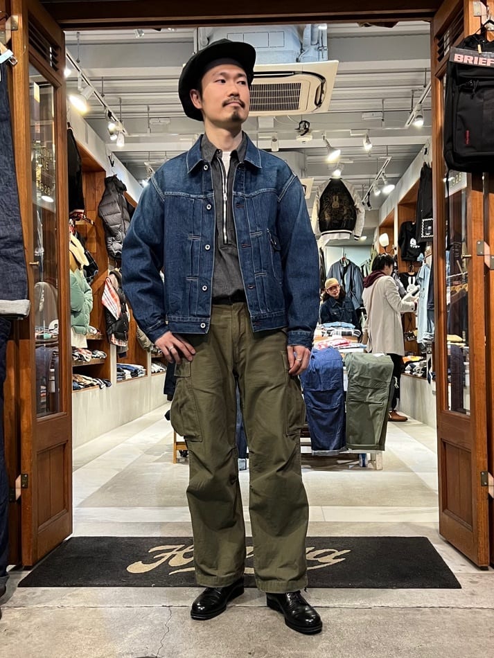 A VONTADE - No.2 Denim Blouse - DARK BLUE - VTD-0560XX