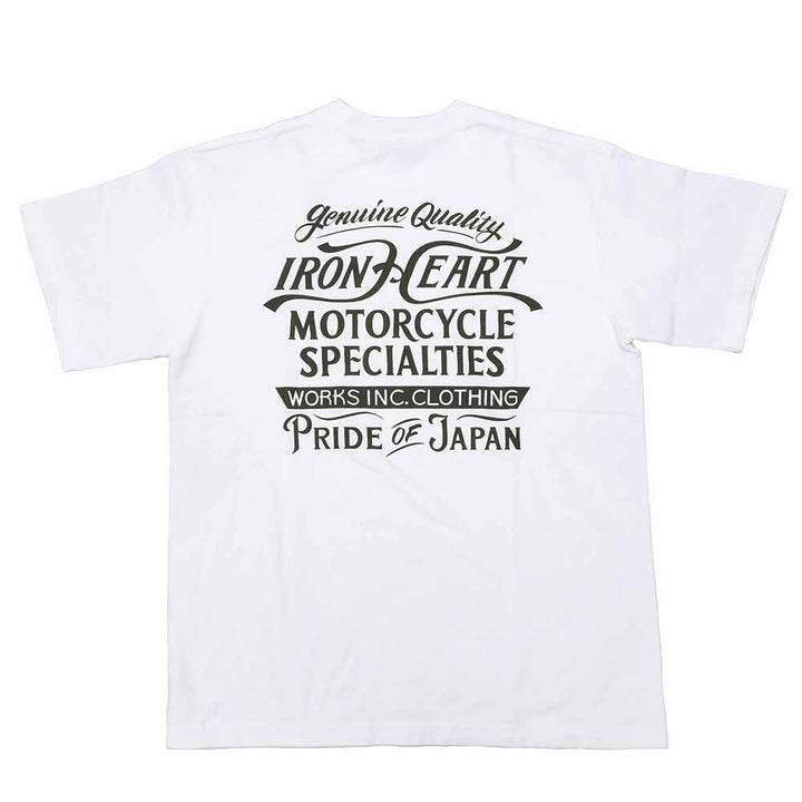 IRON HEART - 7.5oz HEAVY BODY PRINT T-SHIRT - MOTORCYCLE SPECIALTIES - IHT-2505
