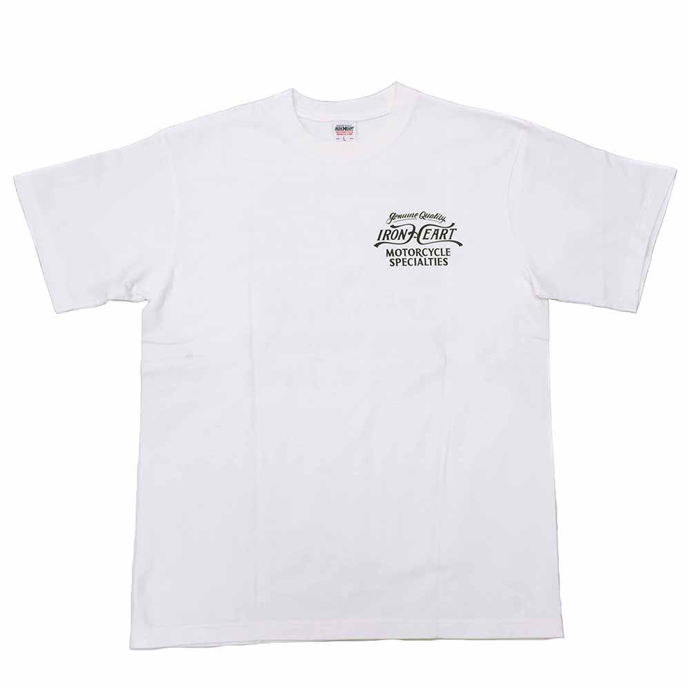 IRON HEART - 7.5oz HEAVY BODY PRINT T-SHIRT - MOTORCYCLE SPECIALTIES - IHT-2505