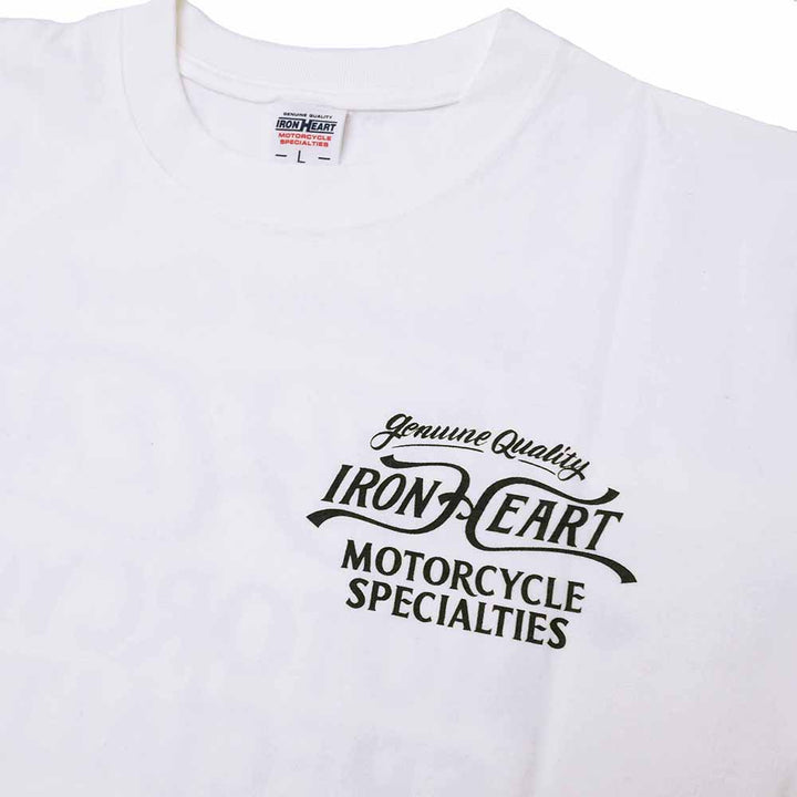 IRON HEART - 7.5oz HEAVY BODY PRINT T-SHIRT - MOTORCYCLE SPECIALTIES - IHT-2505