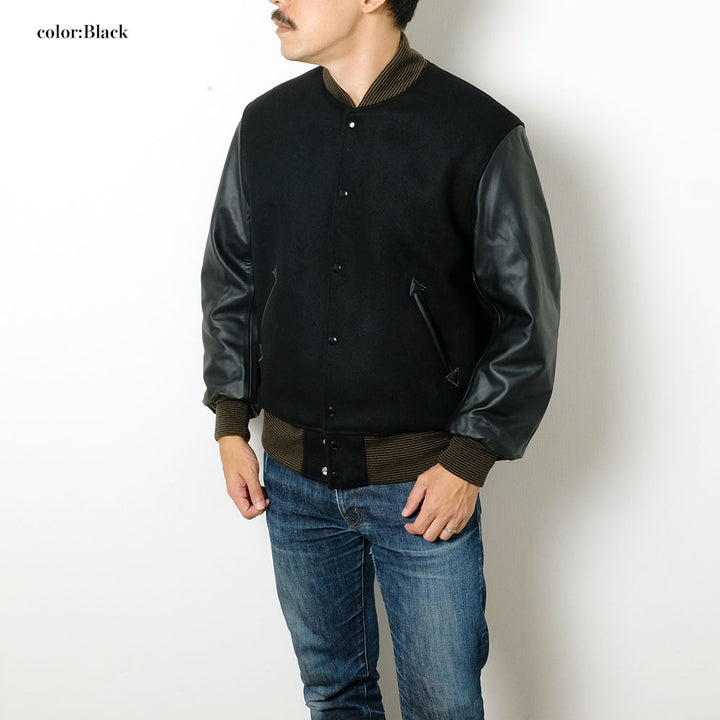 WHITESVILLE - 30oz. WOOL MELTON AWARD JACKET - CHIC COLOR TYPE - WV15169