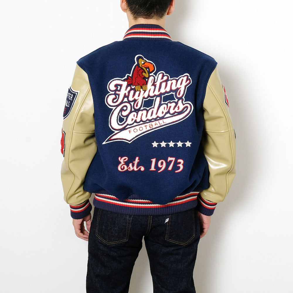 WHITESVILLE - 30oz. WOOL MELTON AWARD JACKET - FIGHTING CONDORS - WV15603