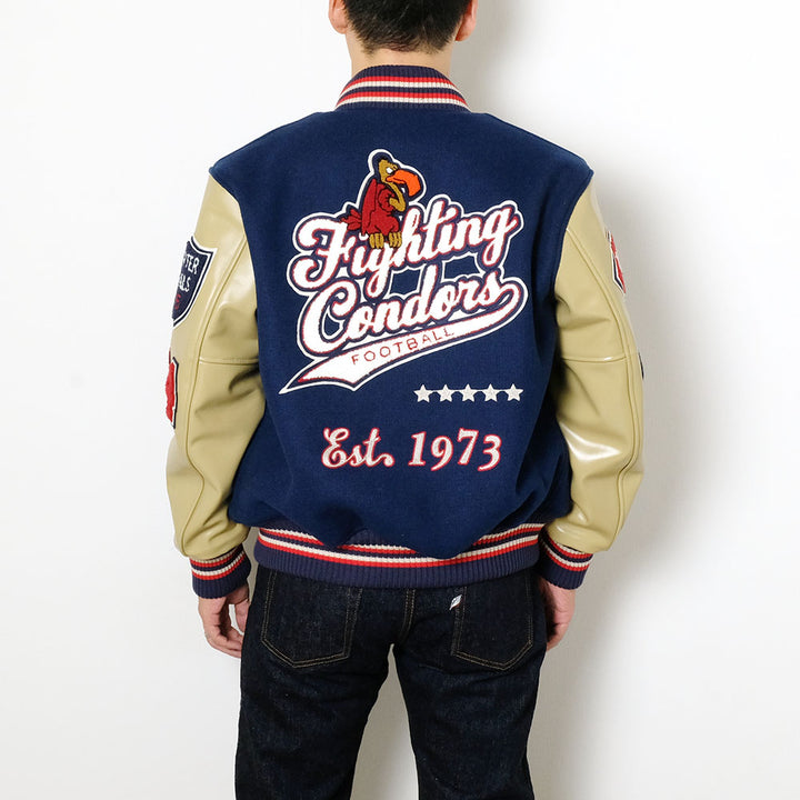 WHITESVILLE - 30oz. WOOL MELTON AWARD JACKET - FIGHTING CONDORS - WV15603