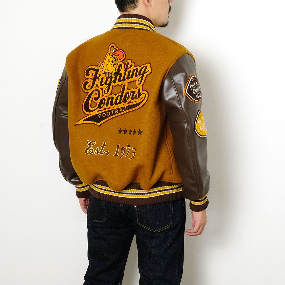 WHITESVILLE - 30oz. WOOL MELTON AWARD JACKET - FIGHTING CONDORS - WV15603