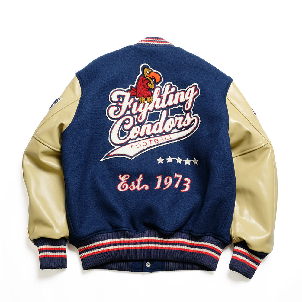 WHITESVILLE - 30oz. WOOL MELTON AWARD JACKET - FIGHTING CONDORS - WV15603