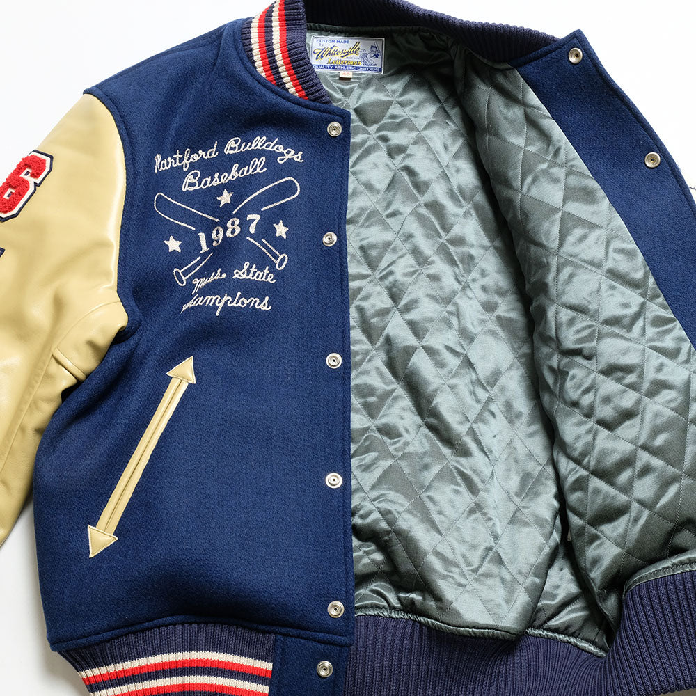WHITESVILLE - 30oz. WOOL MELTON AWARD JACKET - BULLDOGS - WV15604