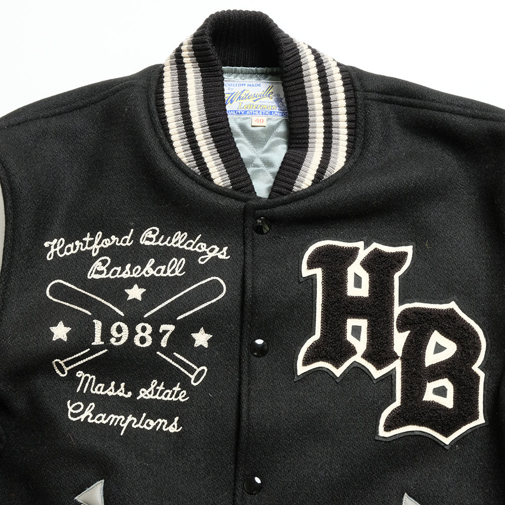 WHITESVILLE - 30oz. WOOL MELTON AWARD JACKET - BULLDOGS - WV15604