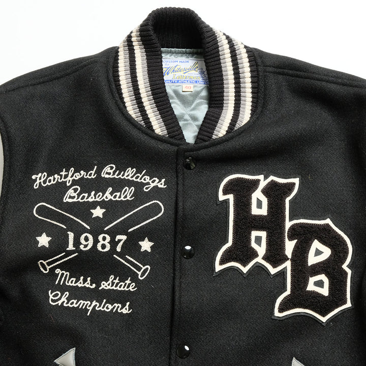 WHITESVILLE - 30oz. WOOL MELTON AWARD JACKET - BULLDOGS - WV15604